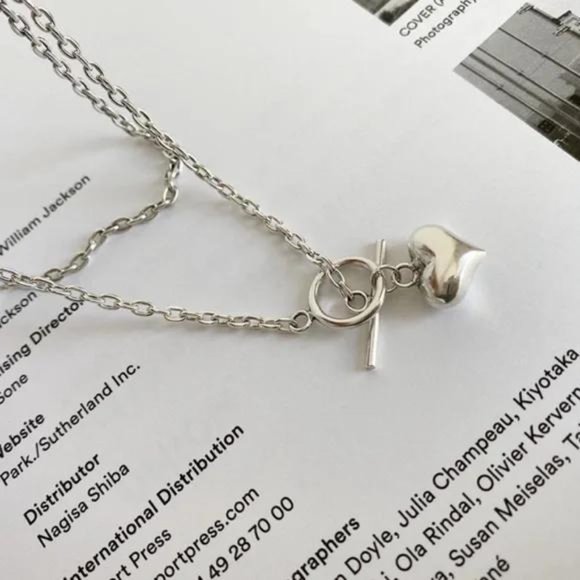 “18” HEART 925 STERLING SILVER  NECKLACE, NICE NECKLACE, CUTE NECKLACE - Picture 5 of 6